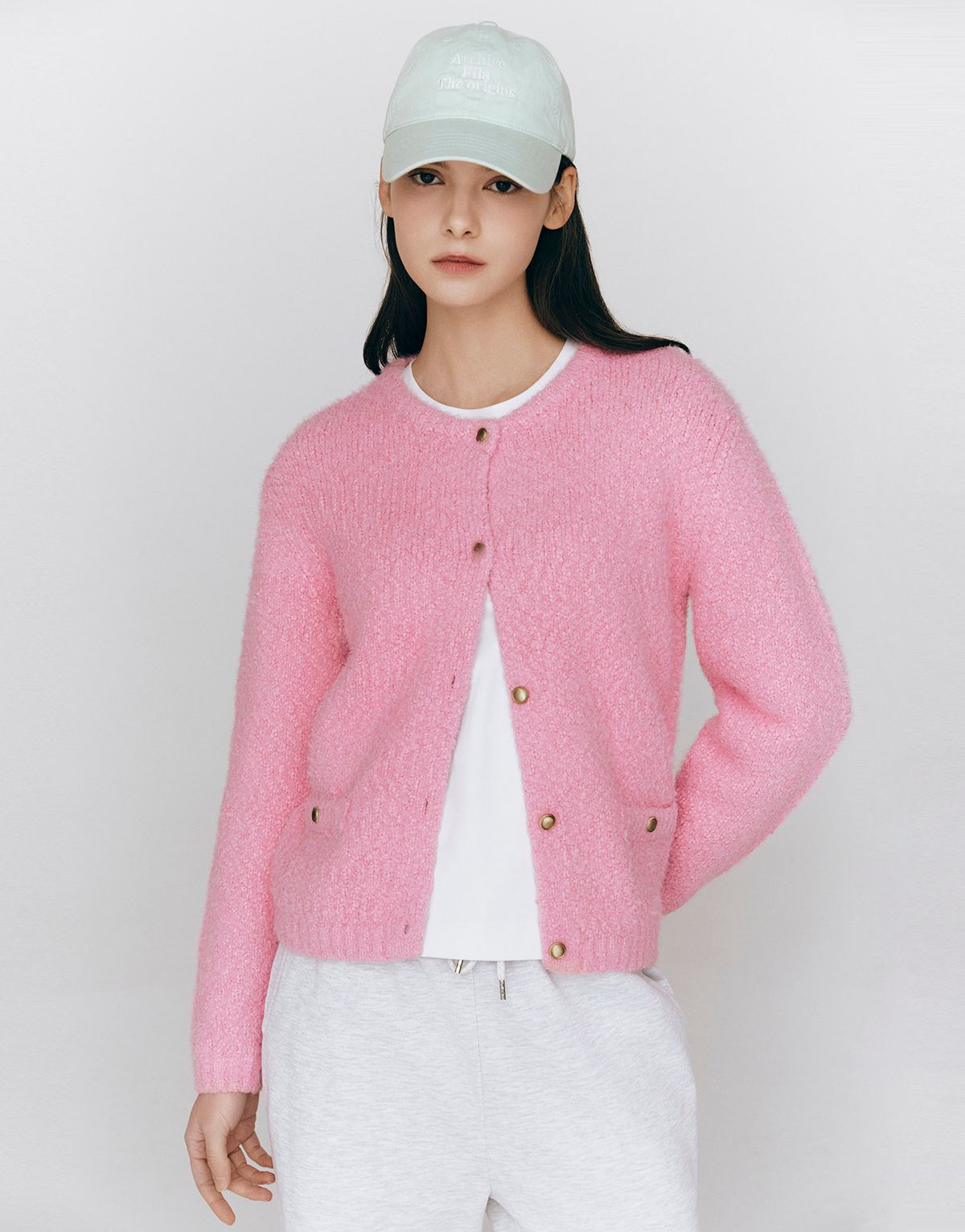 지오다노(GIORDANO) 트위드 가디건(3GG) 355502 [3color]