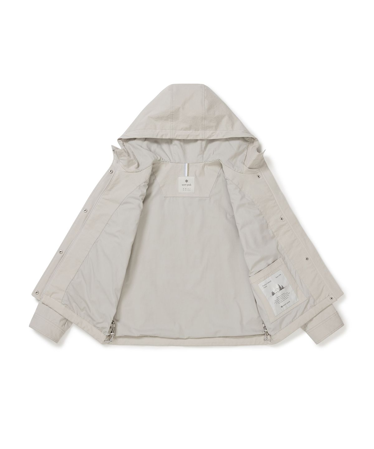 스노우피크 어패럴(SNOWPEAK APPAREL) 워크 여성 자켓 (S25ZWDJK13) Light Beige