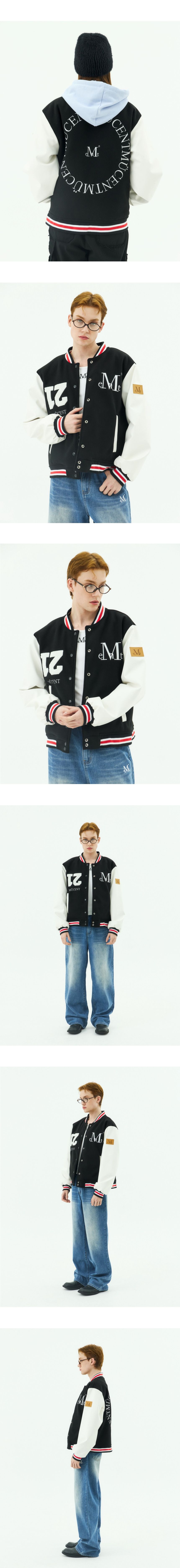MUSINSA | MUCENT Tiverton Signature Varsity Jacket (Unisex)