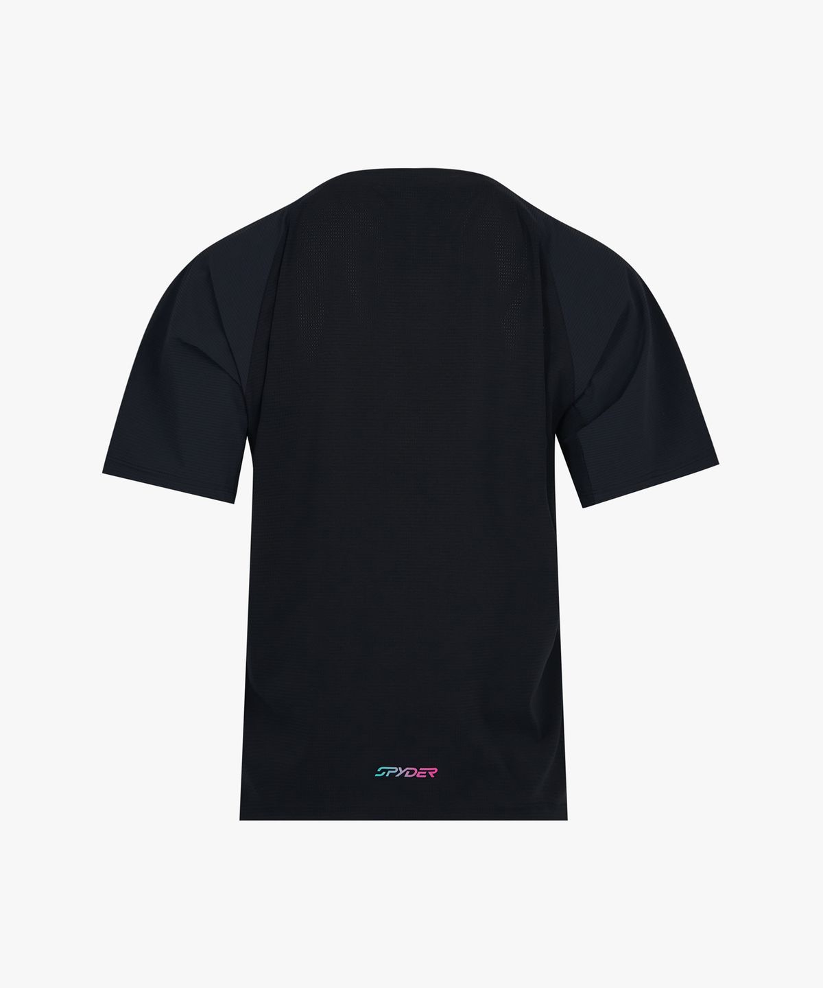 스파이더(SPYDER) 여성 하이브리드 런닝 우븐 서커 티셔츠 SPKMCNRS281WBLK