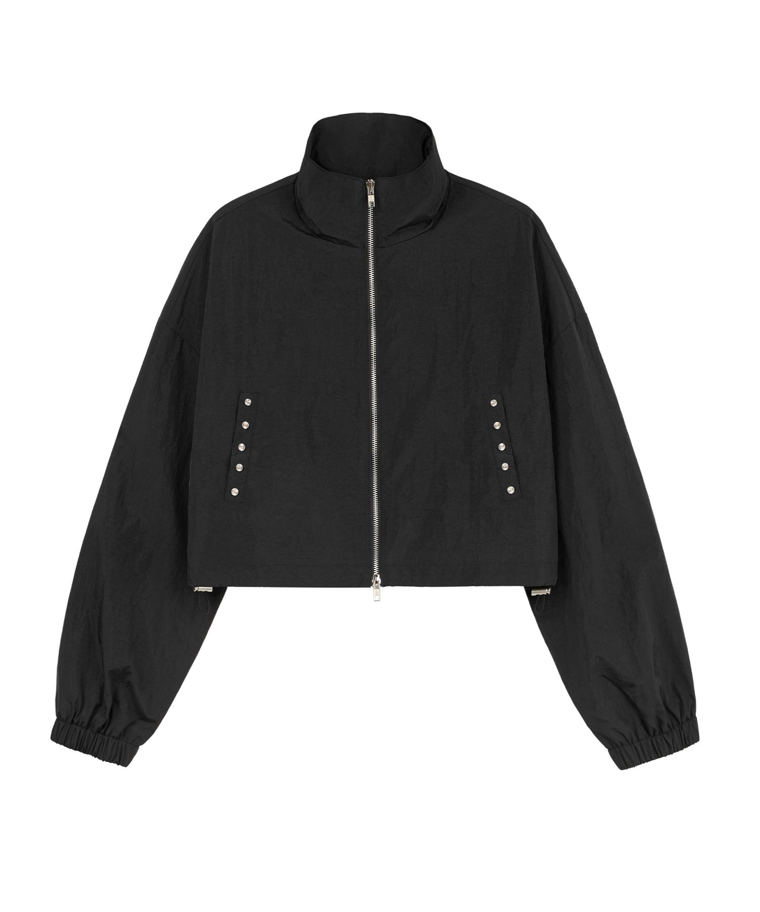ジャケット ROCKCAKE Rivet Embellished Nylon Jacket 5BJH604 MUSINSA | ROCKCAKE Rivet Embellished Nylon Jacket - Black