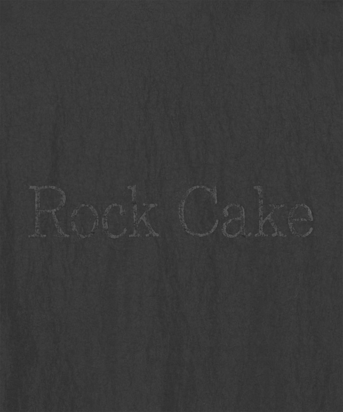 락케이크(ROCKCAKE) Rivet Embellished Nylon Jacket - Charcoal