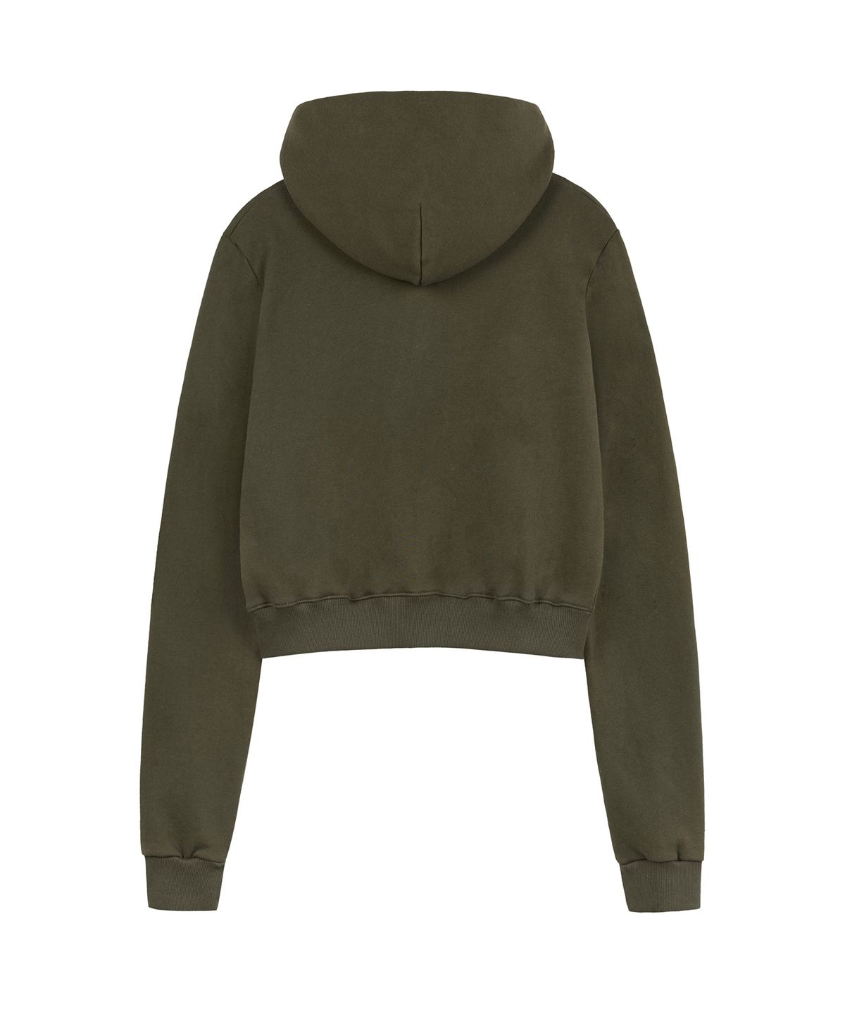 락케이크(ROCKCAKE) Logo Patch Full Zip Hoodie - Khaki