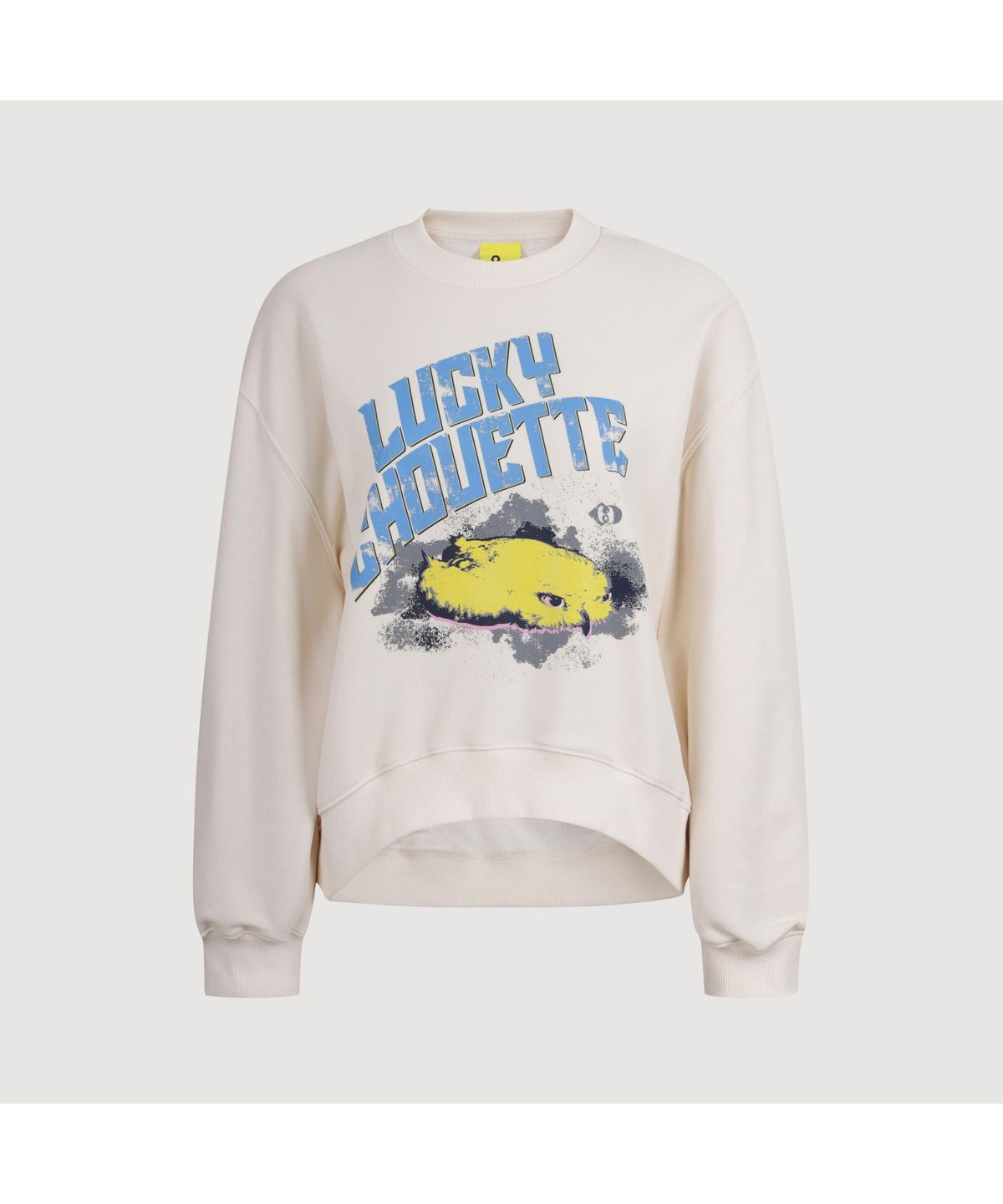 럭키슈에뜨(LUCKY CHOUETTE) Chouette Point Sweat T-shirt (ivory) LFTAM25205IVX