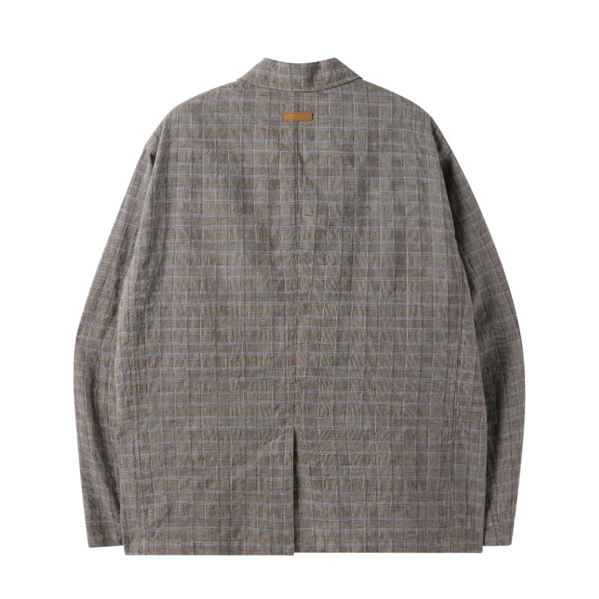 브롬톤 런던(BROMPTON LONDON) RIDING CHEQUERED JACKET - GREY (P252MJK482)
