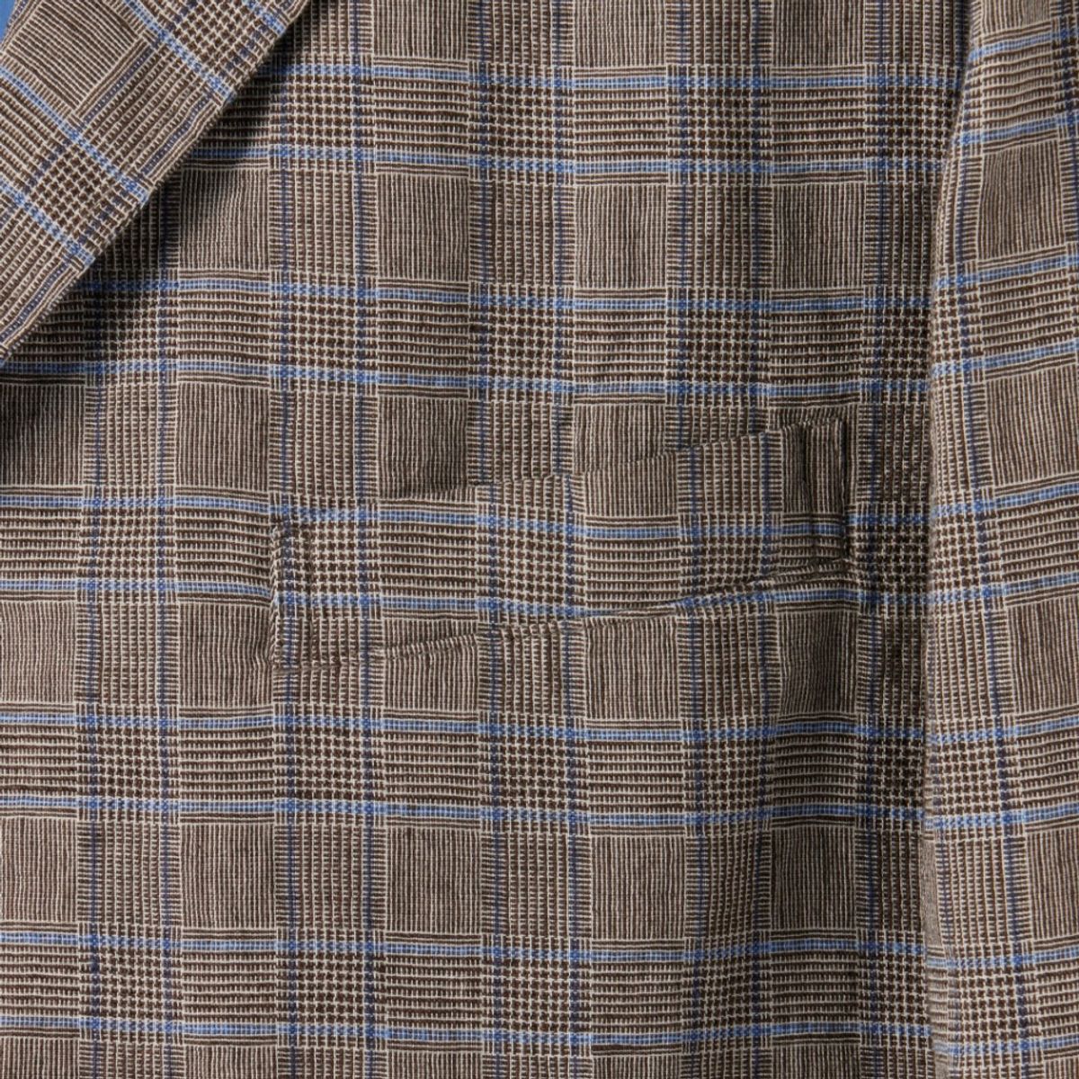 브롬톤 런던(BROMPTON LONDON) RIDING CHEQUERED JACKET - GREY (P252MJK482)