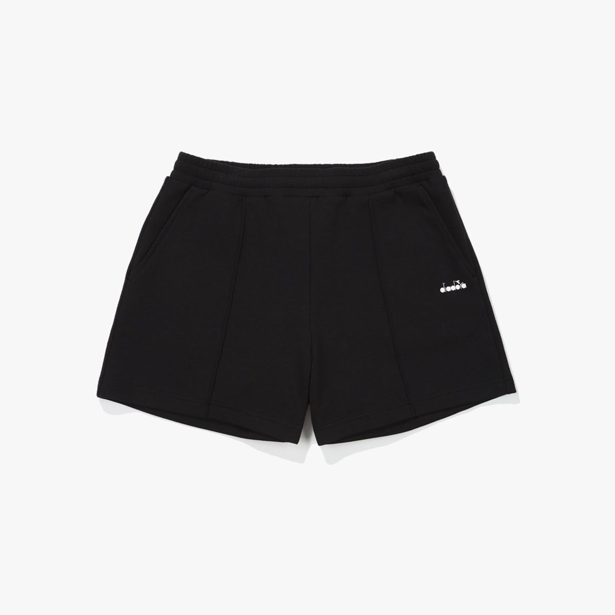 디아도라(diadora) 블루밍 3부 쇼츠 우먼 BLACK