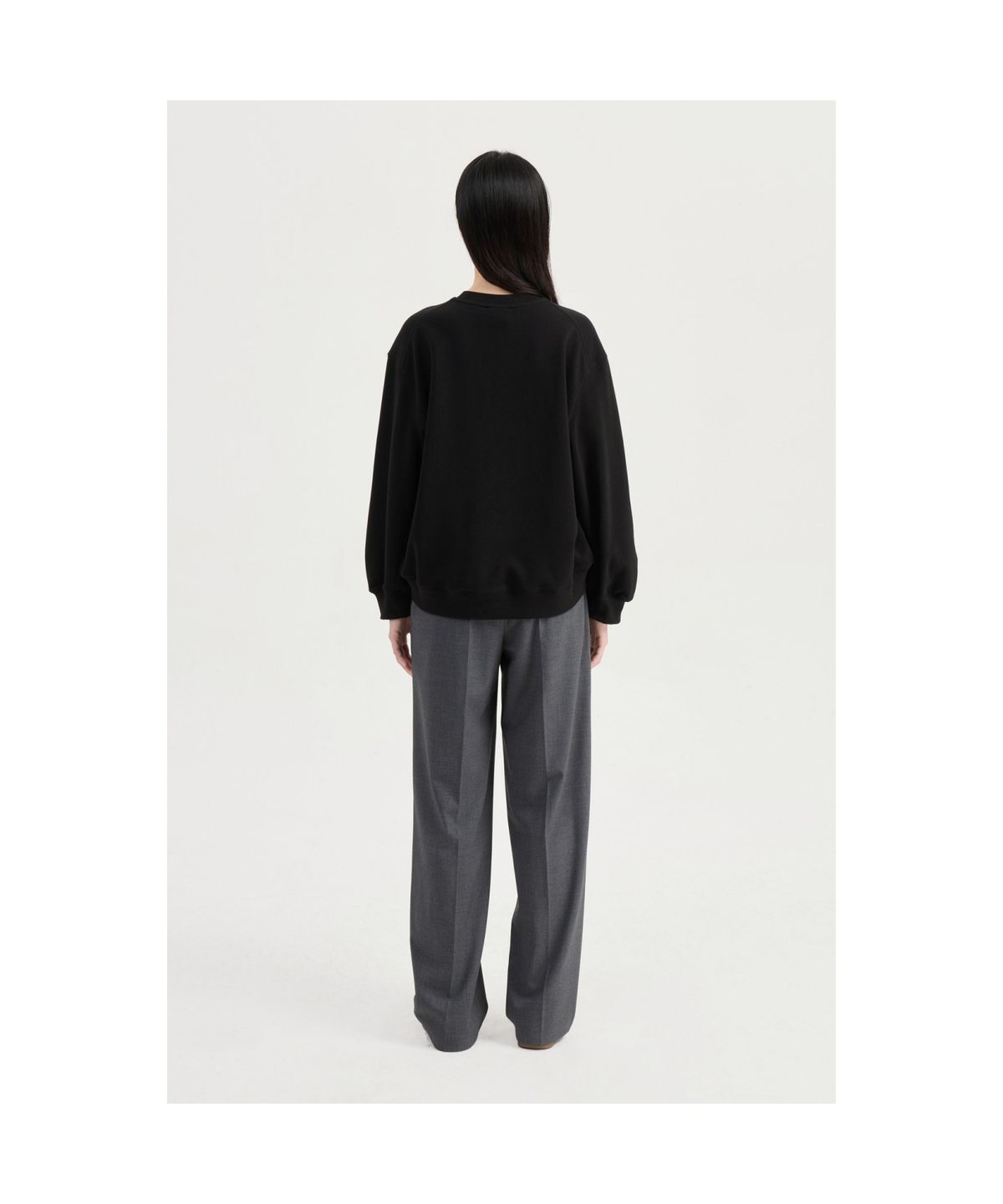 럭키슈에뜨(LUCKY CHOUETTE) Chouette Point Sweat T-shirt (black) LFTAM25205BKX