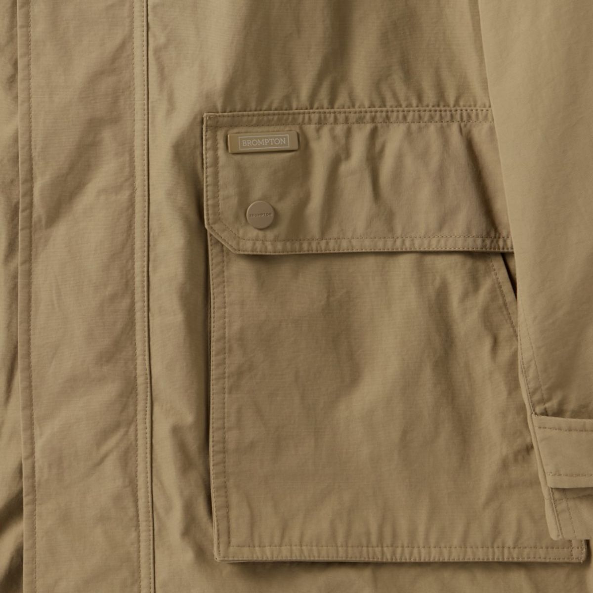 브롬톤 런던(BROMPTON LONDON) 2IN1 HOOD JUMPER - BEIGE (P251UJP101)