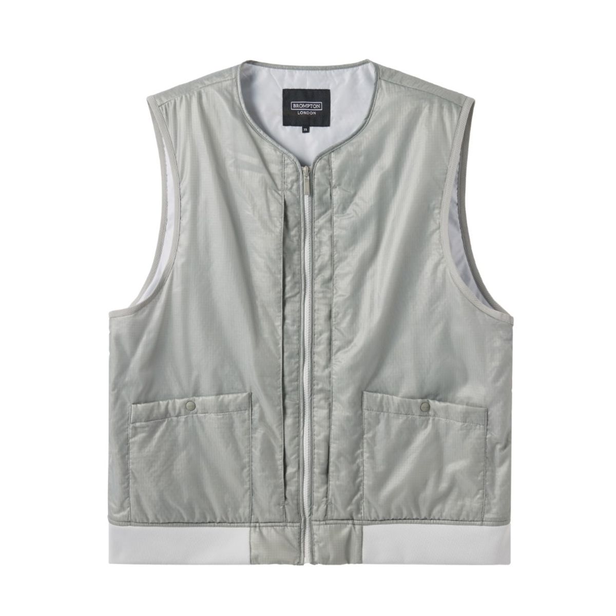 브롬톤 런던(BROMPTON LONDON) 2IN1 HOOD JUMPER - L/GREY (P251UJP101)