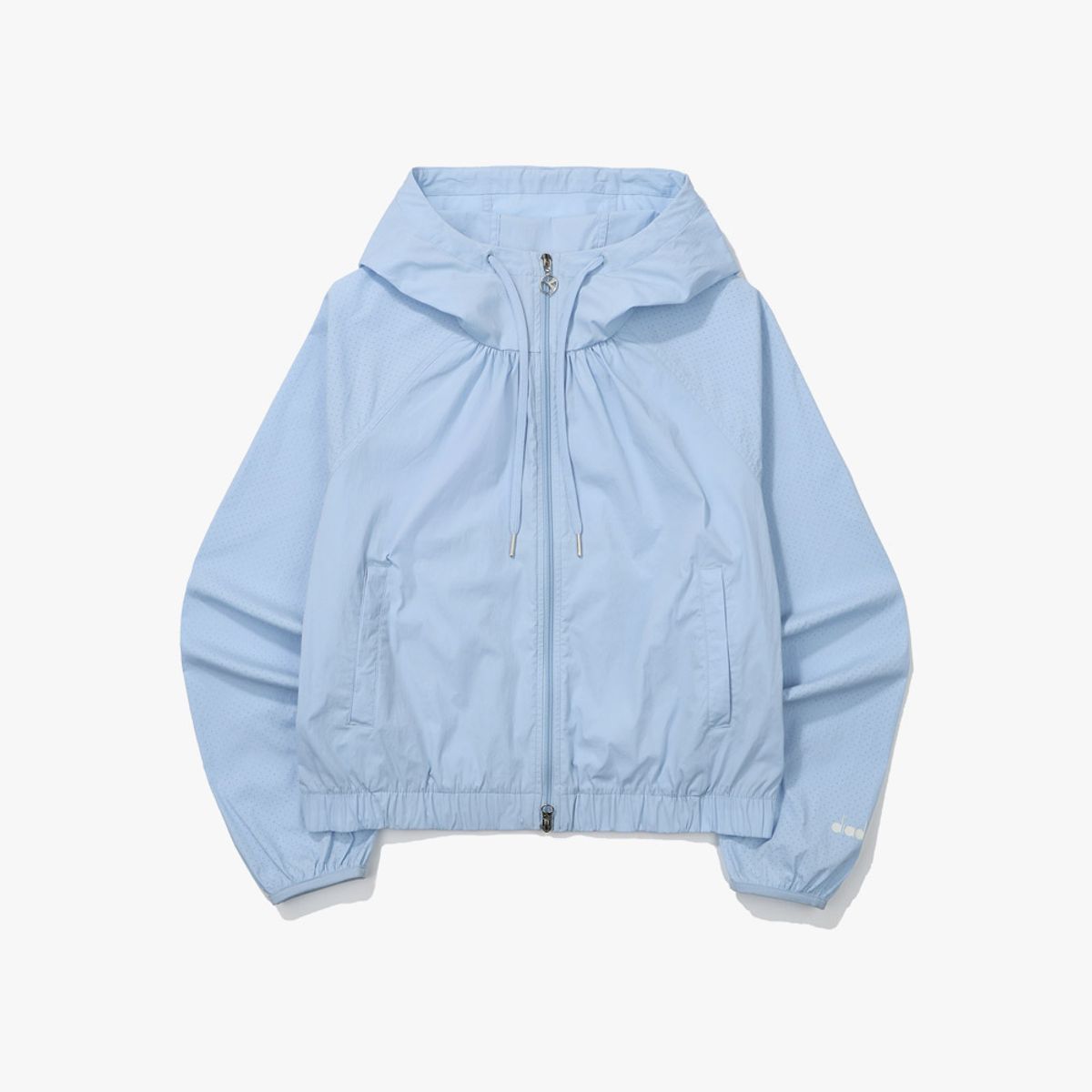 디아도라(diadora) 쿨웨이브 펀칭 후드 자켓 우먼 BLUE