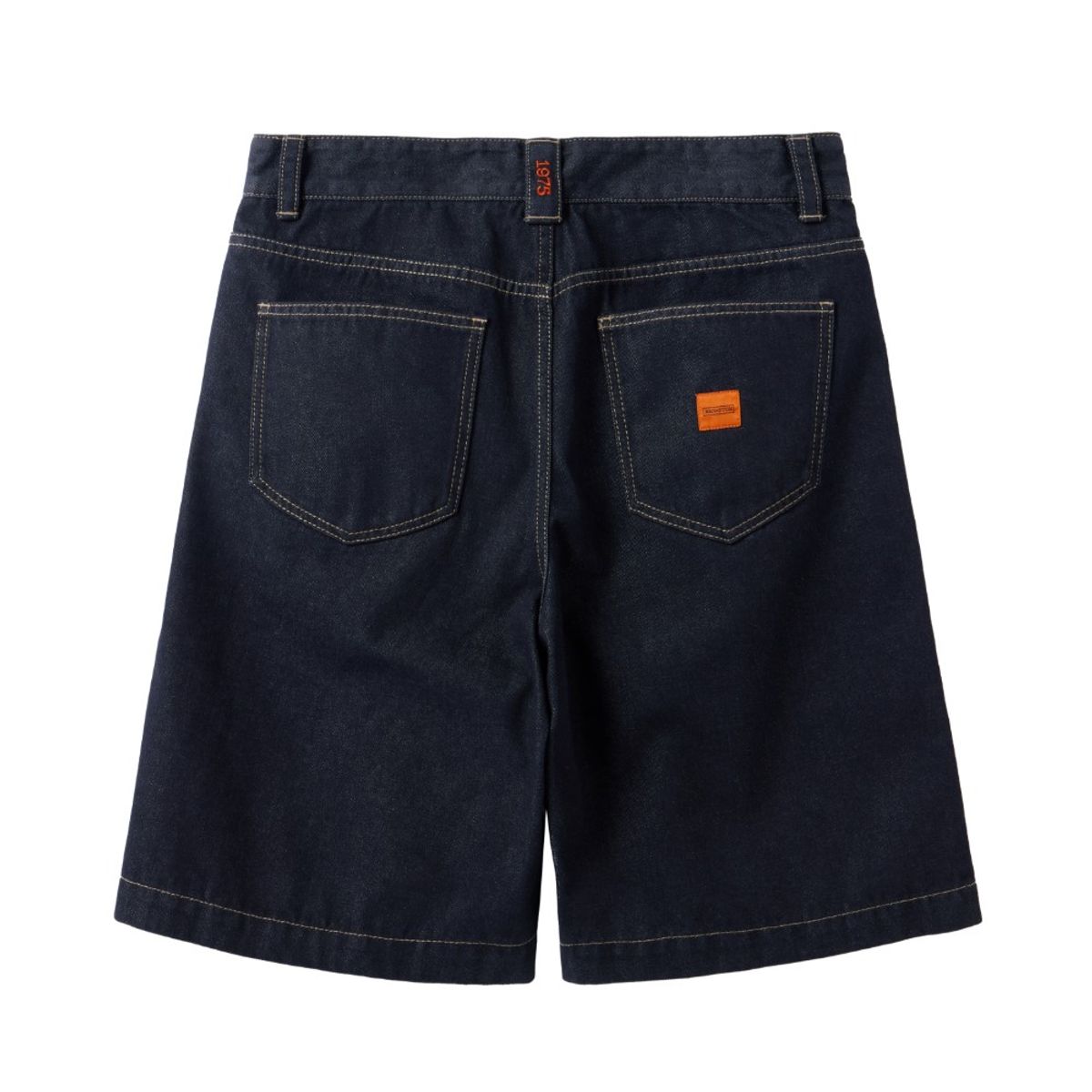 브롬톤 런던(BROMPTON LONDON) 1975 TWO TUCK DENIM SHORTS - INDIGO (P252UDP431)
