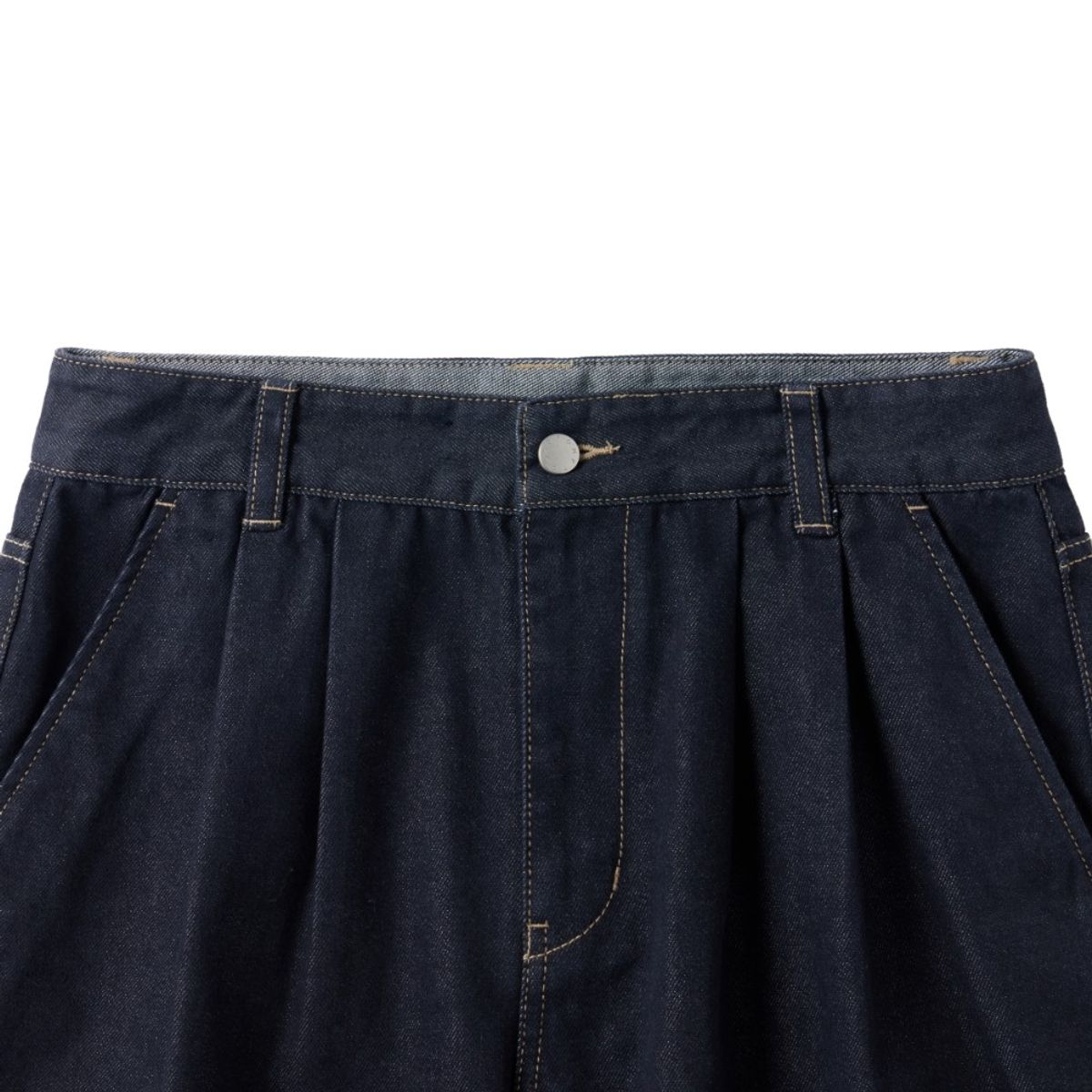 브롬톤 런던(BROMPTON LONDON) 1975 TWO TUCK DENIM SHORTS - INDIGO (P252UDP431)