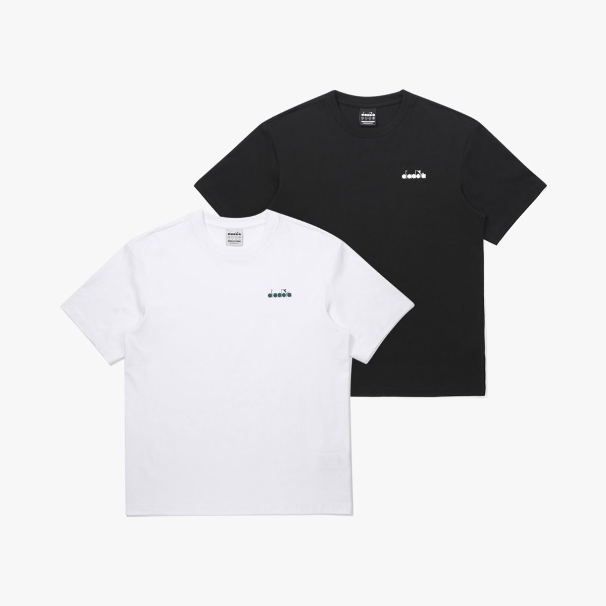 디아도라(diadora) 2PACK 베이직 반팔 티셔츠 MULTI