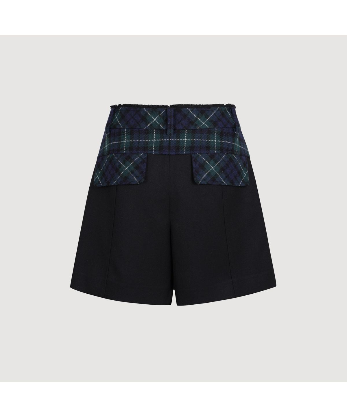 럭키슈에뜨(LUCKY CHOUETTE) Checkered Wrap Pants (navy) LFPOS25210NYX