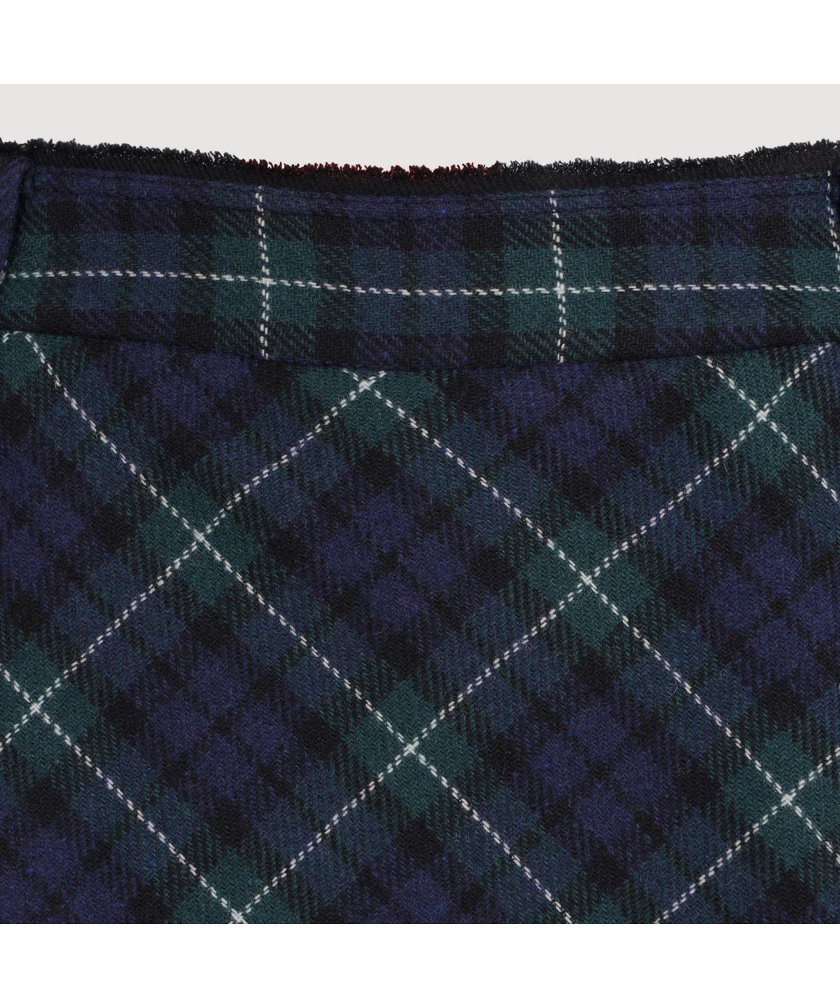 럭키슈에뜨(LUCKY CHOUETTE) Checkered Wrap Pants (navy) LFPOS25210NYX