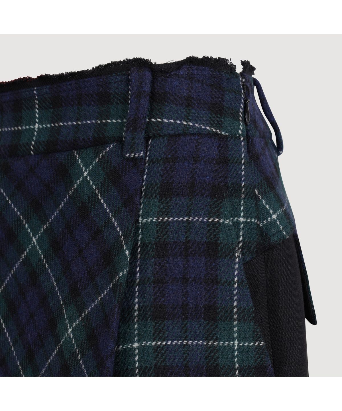 럭키슈에뜨(LUCKY CHOUETTE) Checkered Wrap Pants (navy) LFPOS25210NYX