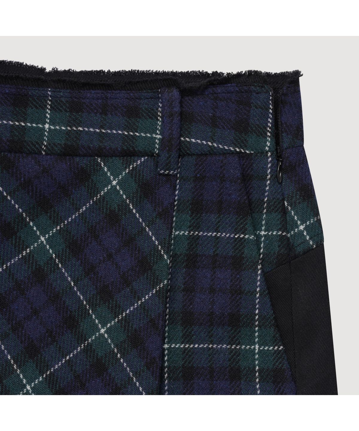 럭키슈에뜨(LUCKY CHOUETTE) Checkered Wrap Pants (navy) LFPOS25210NYX