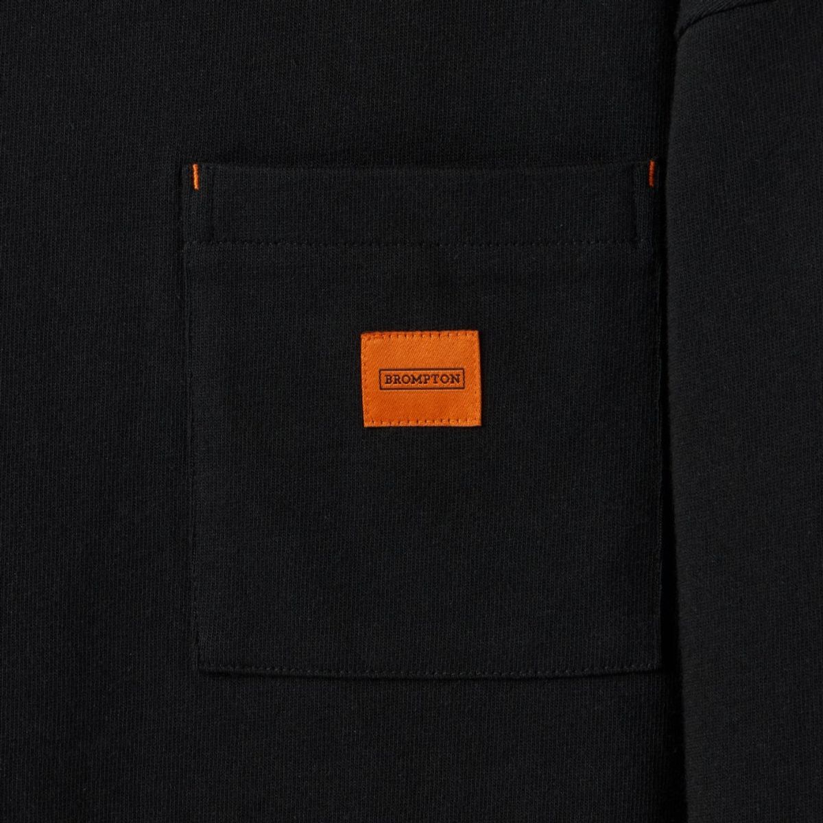 브롬톤 런던(BROMPTON LONDON) 1975 LONG SLEEVES T-SHIRT  - BLACK (P251UTS402)