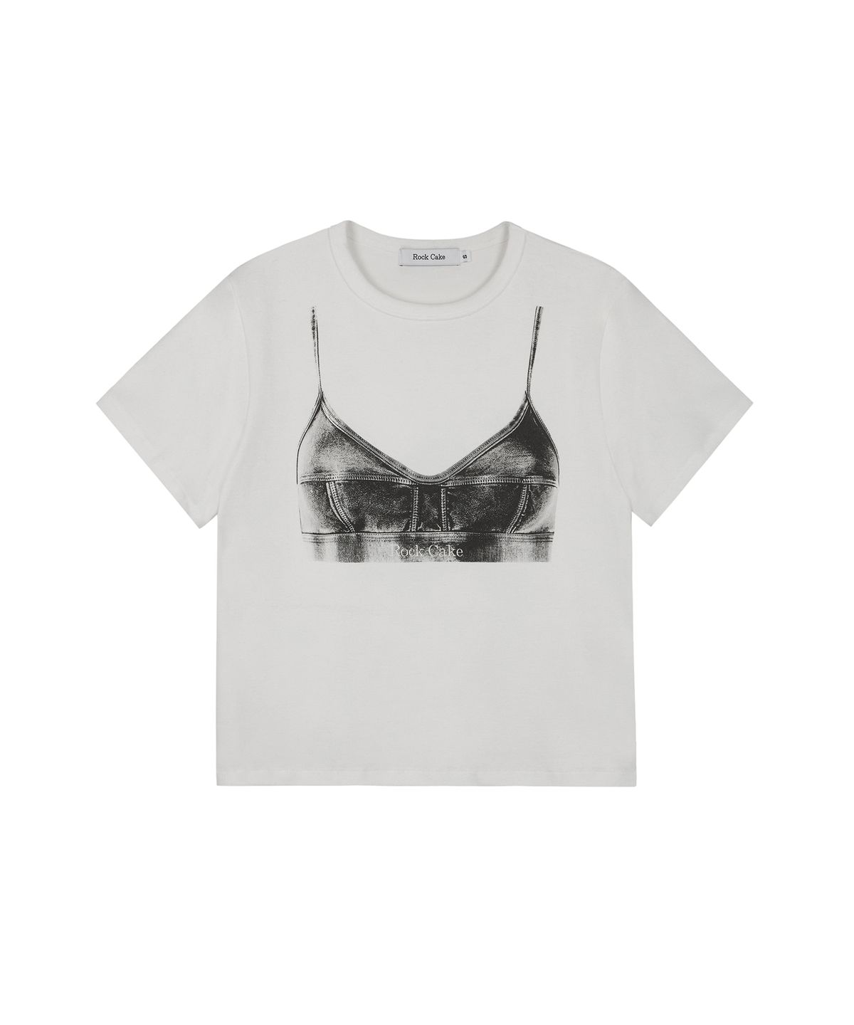 락케이크(ROCKCAKE) Fake Layerd Top - White