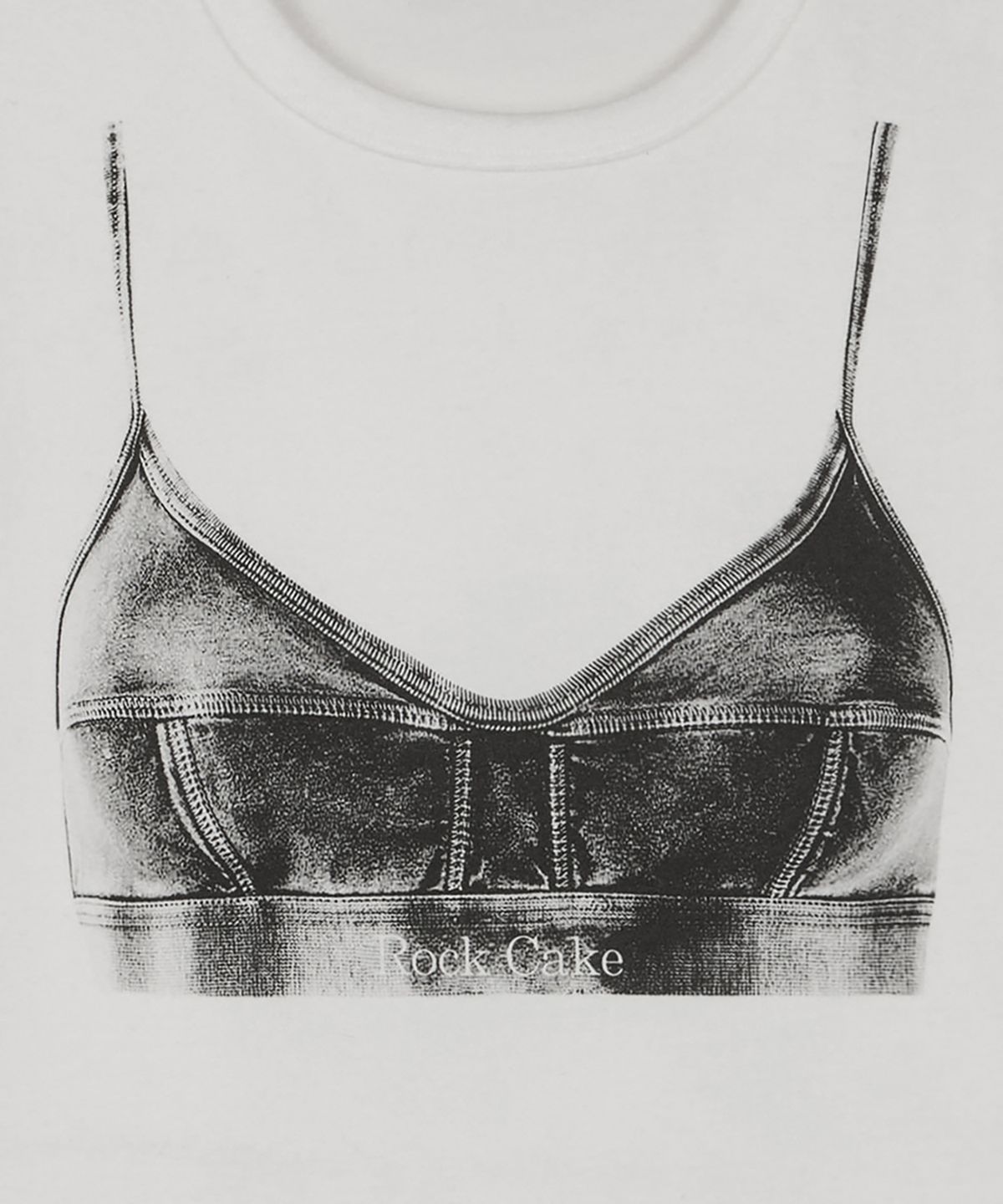 락케이크(ROCKCAKE) Fake Layerd Top - White