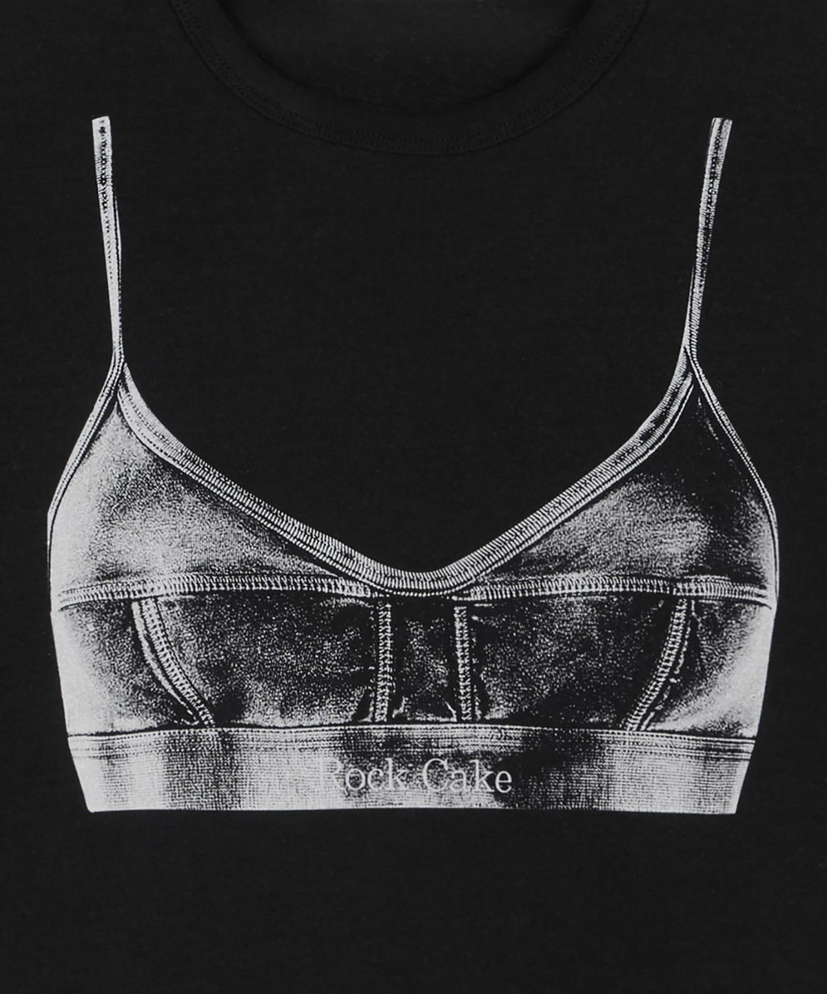 락케이크(ROCKCAKE) Fake Layerd Top - Black
