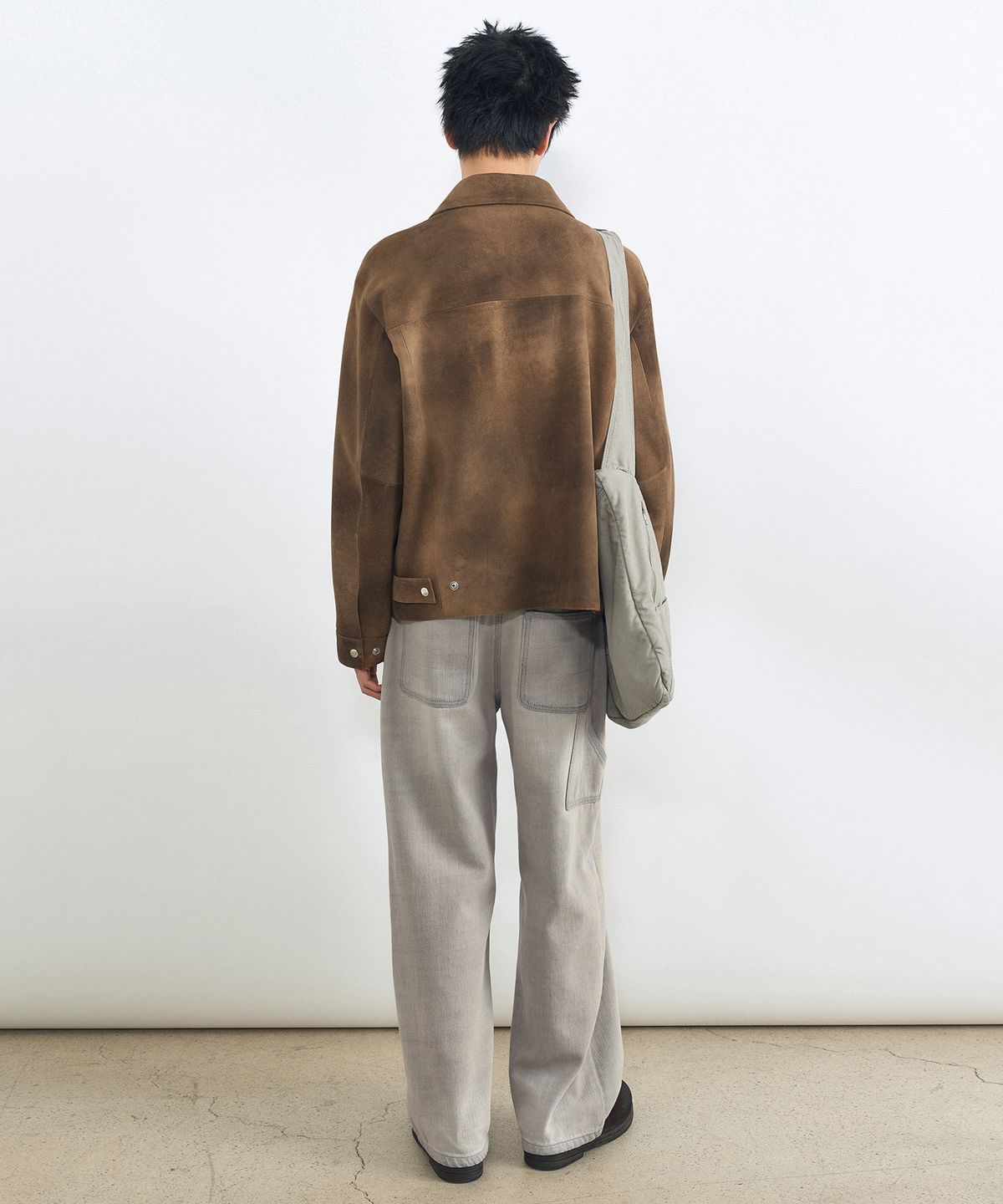 인사일런스(INSILENCE) 빈티지 워시드 데님 팬츠 ASH BEIGE