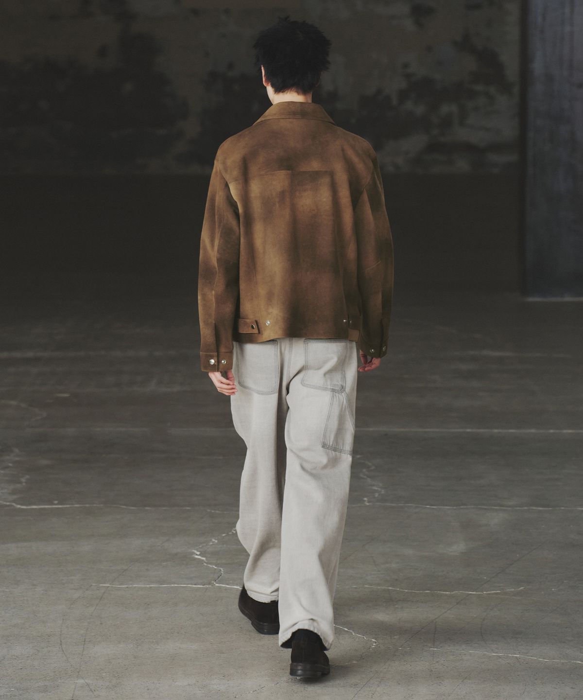 인사일런스(INSILENCE) 빈티지 워시드 데님 팬츠 ASH BEIGE