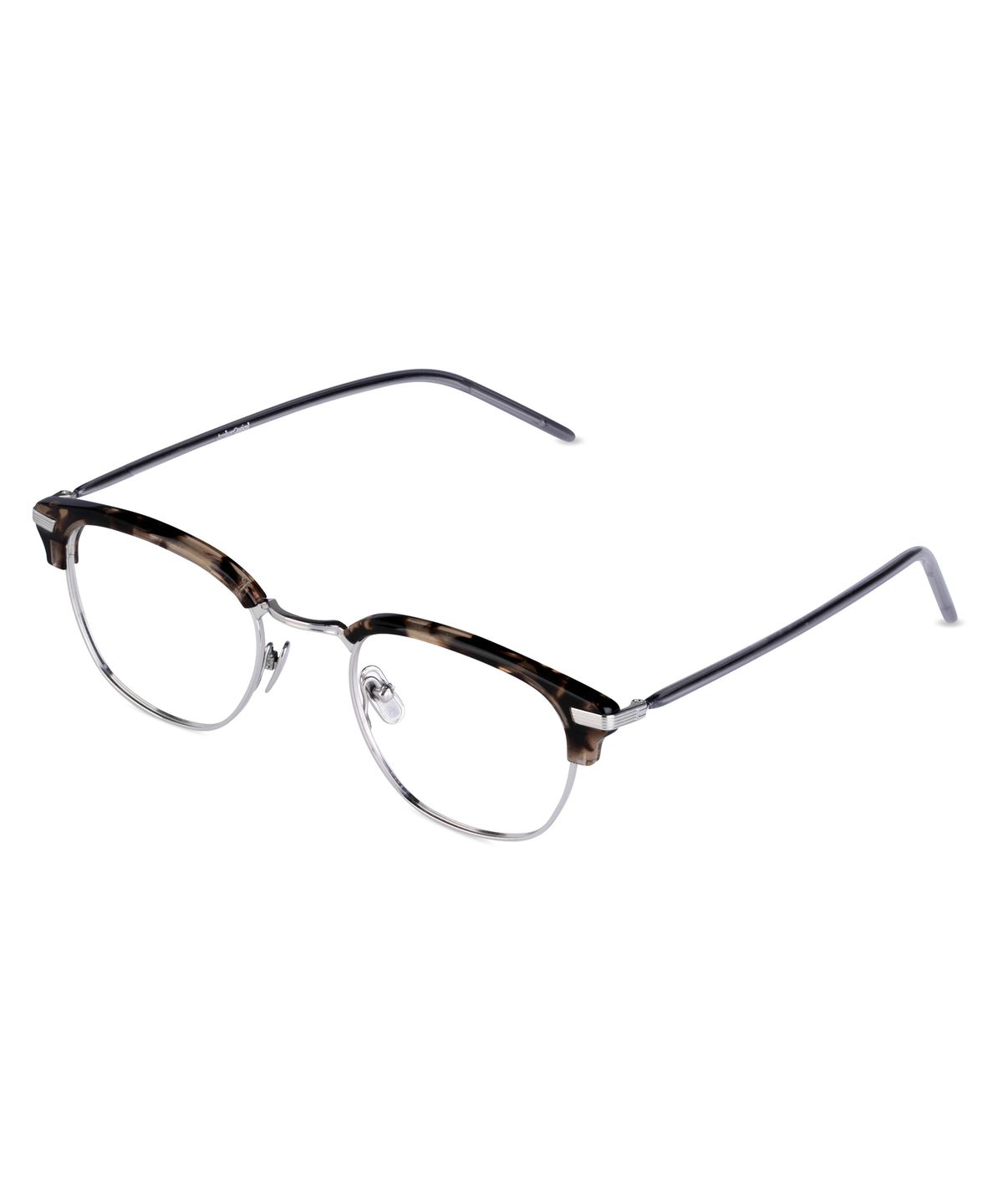 앰버옵티컬(AMBEROPTICAL) 행크2 하금테 안경 HANK2 마블 실버