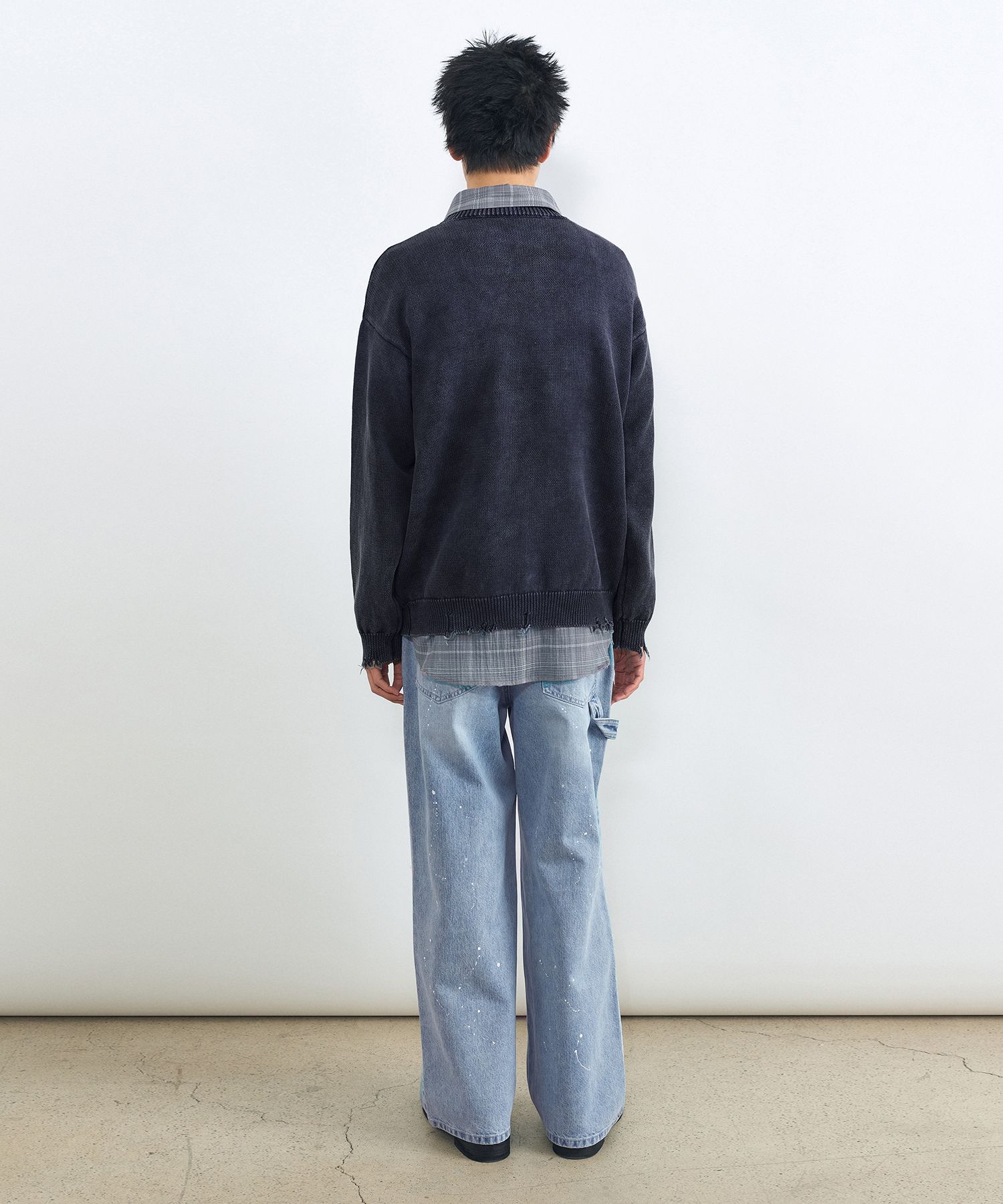 パンツ INSILENCE Stained Painting Denim Pants MUSINSA | INSILENCE Stained Painting Denim Pants BLUE