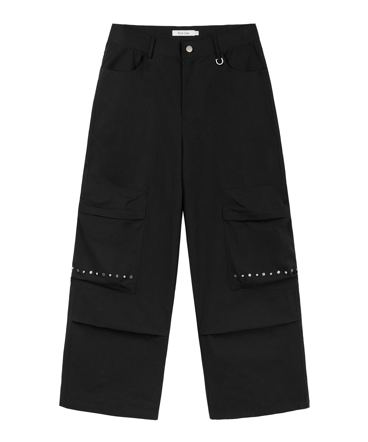 ◆ROCKCAKE◆ Pocket Studded Pants Black MUSINSA | ROCKCAKE Pocket Studded Pants - Black