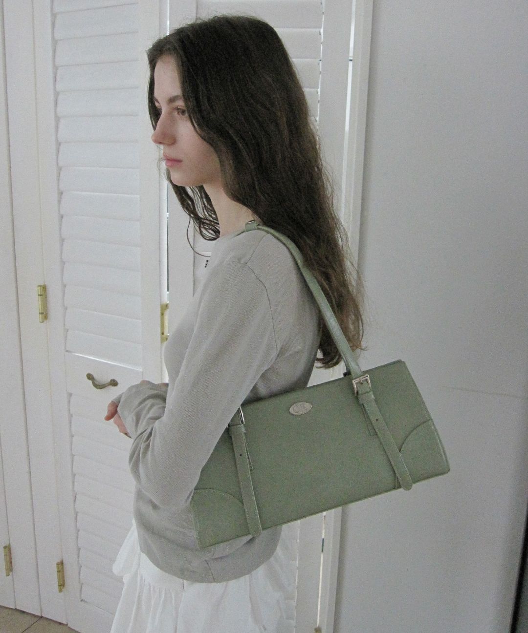 ★dumaro★ Journey Long Shoulder Bag Mint MUSINSA | DUMARO Journey shoulder bag / mint