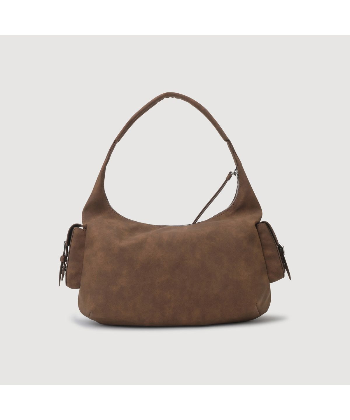 럭키슈에뜨(LUCKY CHOUETTE) Medium Pocket Hobo Bag (brown) LXBAM25200BRX