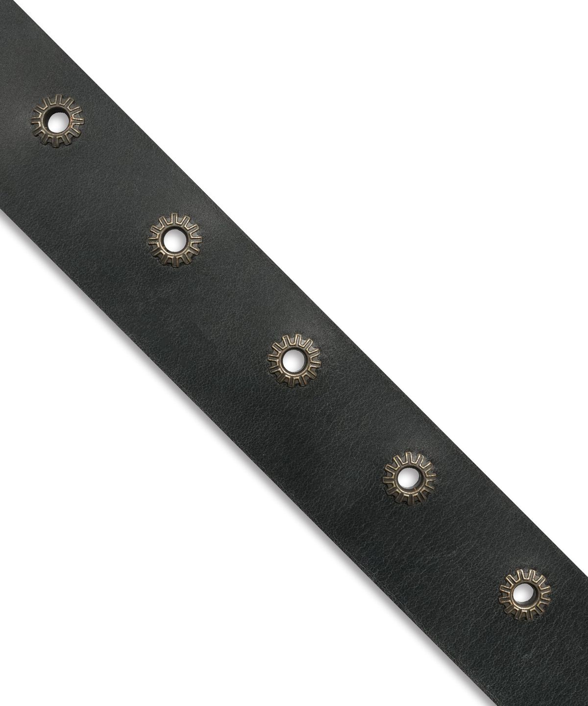 도프셉(DOFFSEPT) Wide Vintage Eyelet Belt in Black