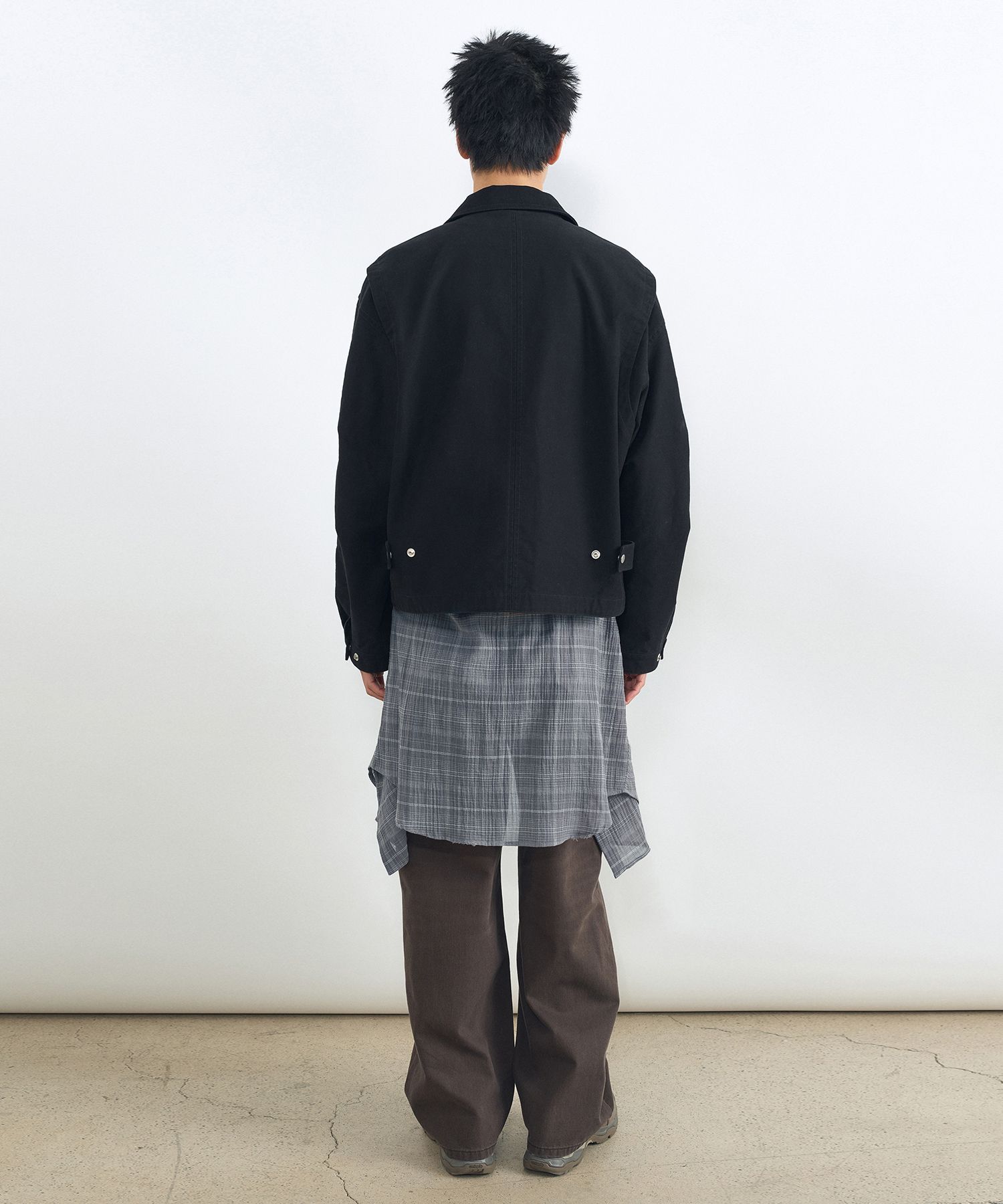 INSILENCE ■ White Satin MK3 Flight Jacket ジャケット MUSINSA | INSILENCE White Satin MK3 Flight Jacket BLACK