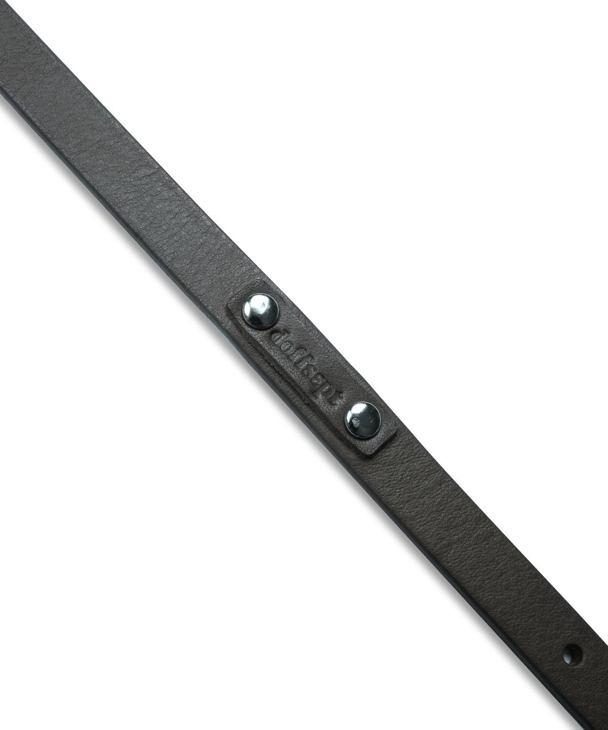 도프셉(DOFFSEPT) Slim Square Belt in Black
