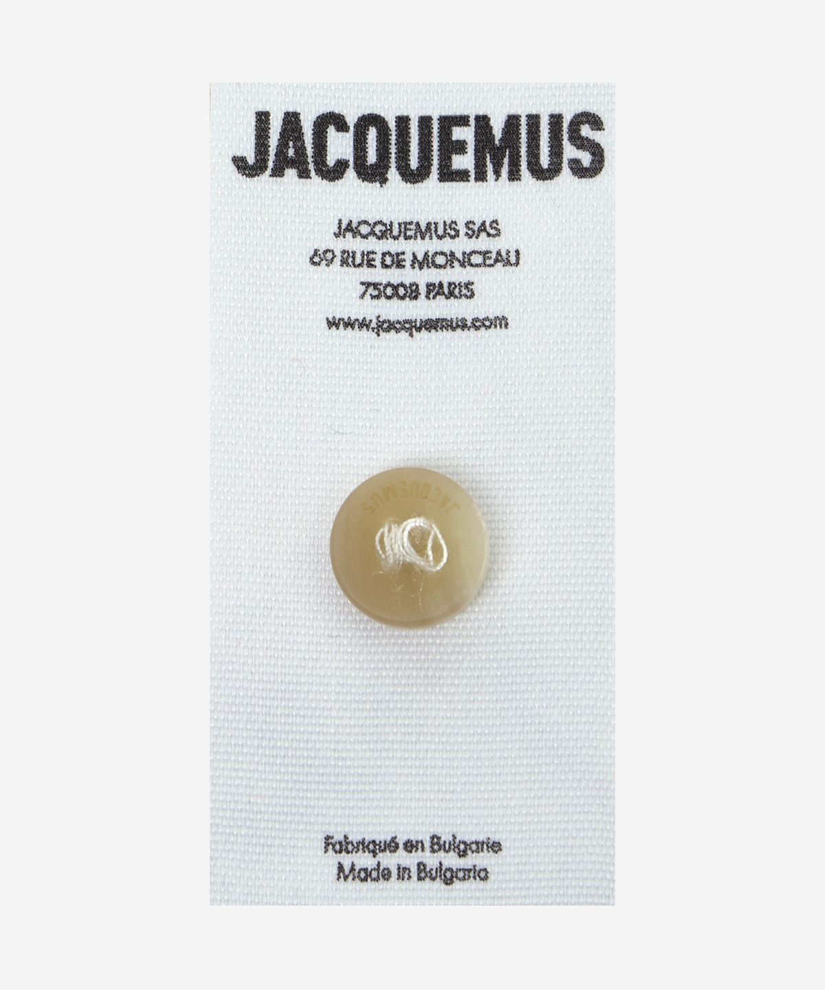 자크뮈스(JACQUEMUS) 라 슈미즈 베이스볼 반소매 셔츠 - 화이트 / 255SH1141454100