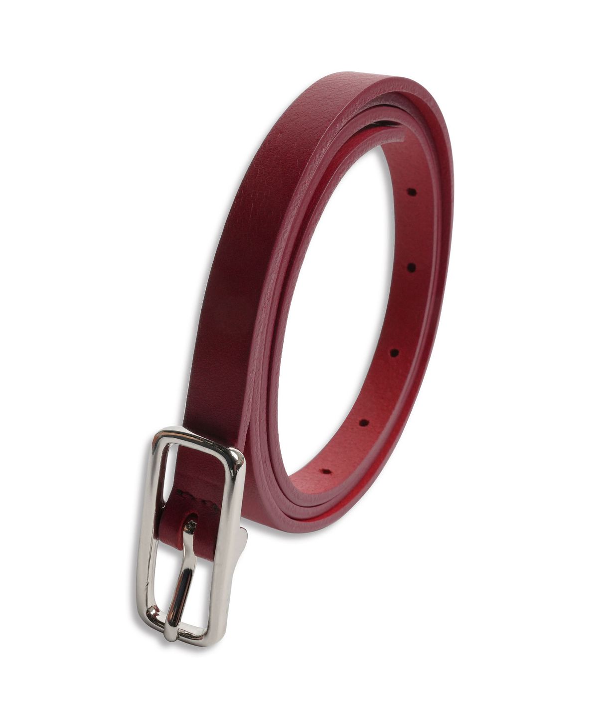 도프셉(DOFFSEPT) Slim Square Belt in Red