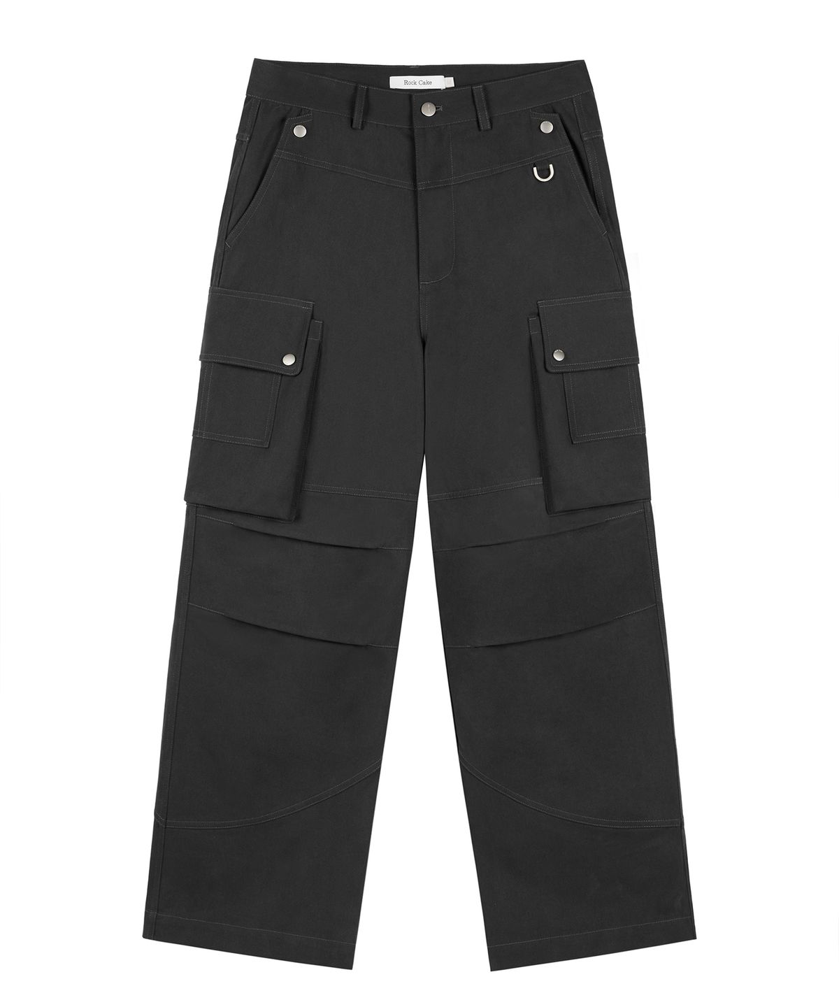 락케이크(ROCKCAKE) Open Pocket Cargo Pants - Charcoal