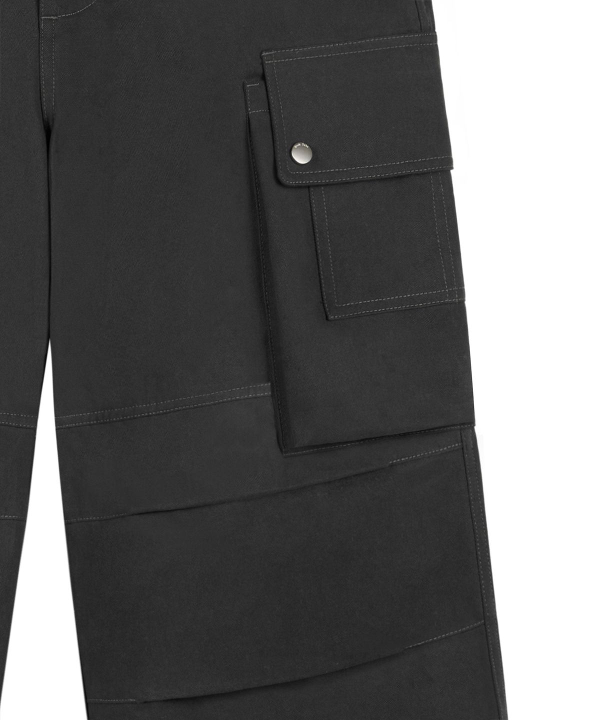 락케이크(ROCKCAKE) Open Pocket Cargo Pants - Charcoal