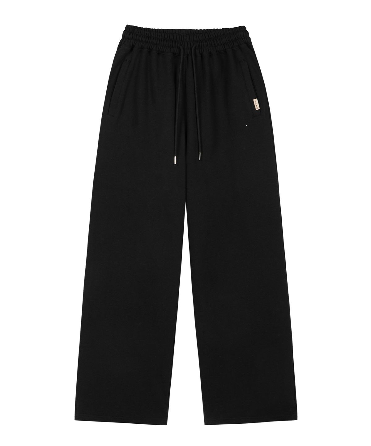 락케이크(ROCKCAKE) Applique R Pocket Jogger - Black