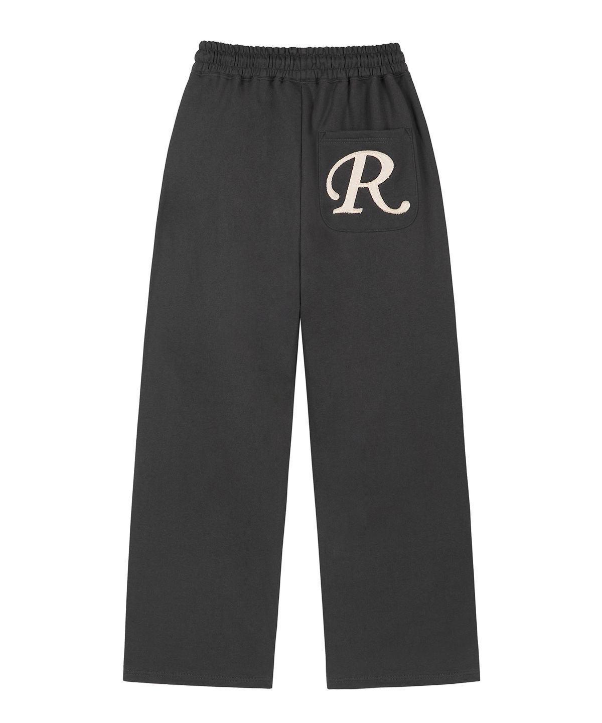 락케이크(ROCKCAKE) Applique R Pocket Jogger - Charcoal