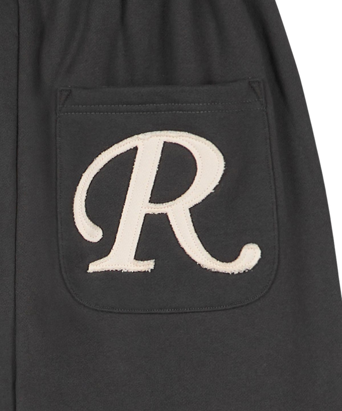락케이크(ROCKCAKE) Applique R Pocket Jogger - Charcoal