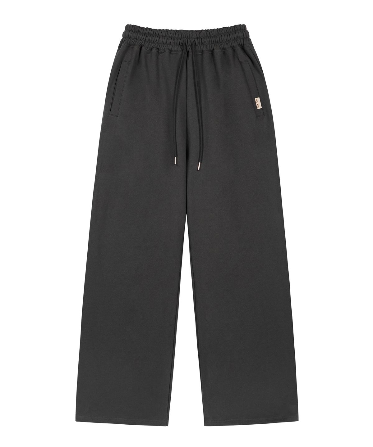락케이크(ROCKCAKE) Applique R Pocket Jogger - Charcoal