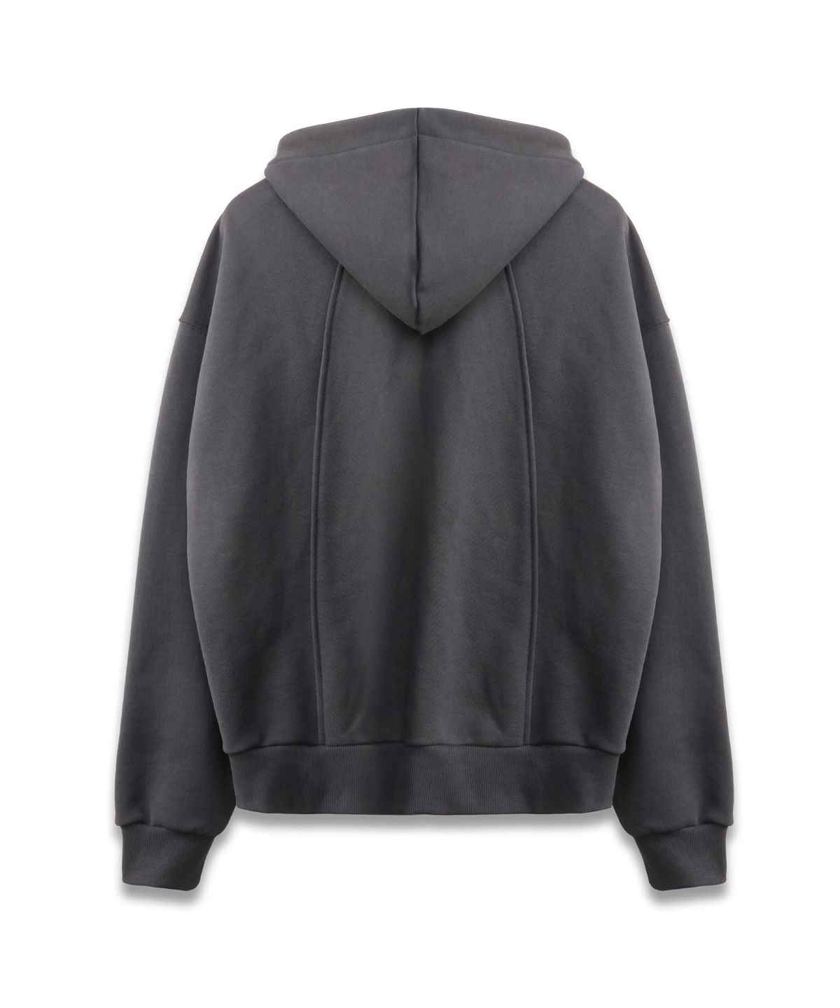 도프셉(DOFFSEPT) Stud Hoodie Zip-Up in Charcoal