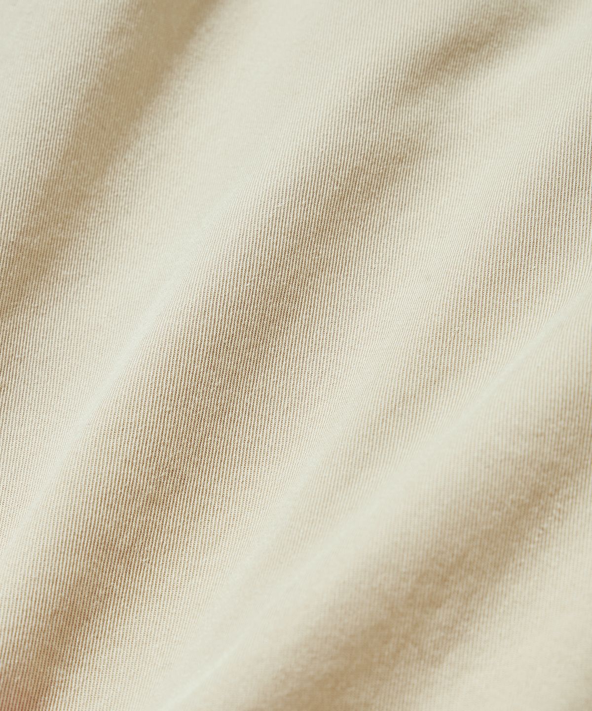 아웃스탠딩(OUTSTANDING) CHAIN STITCH OPEN COLLAR SHIRT_L.BEIGE