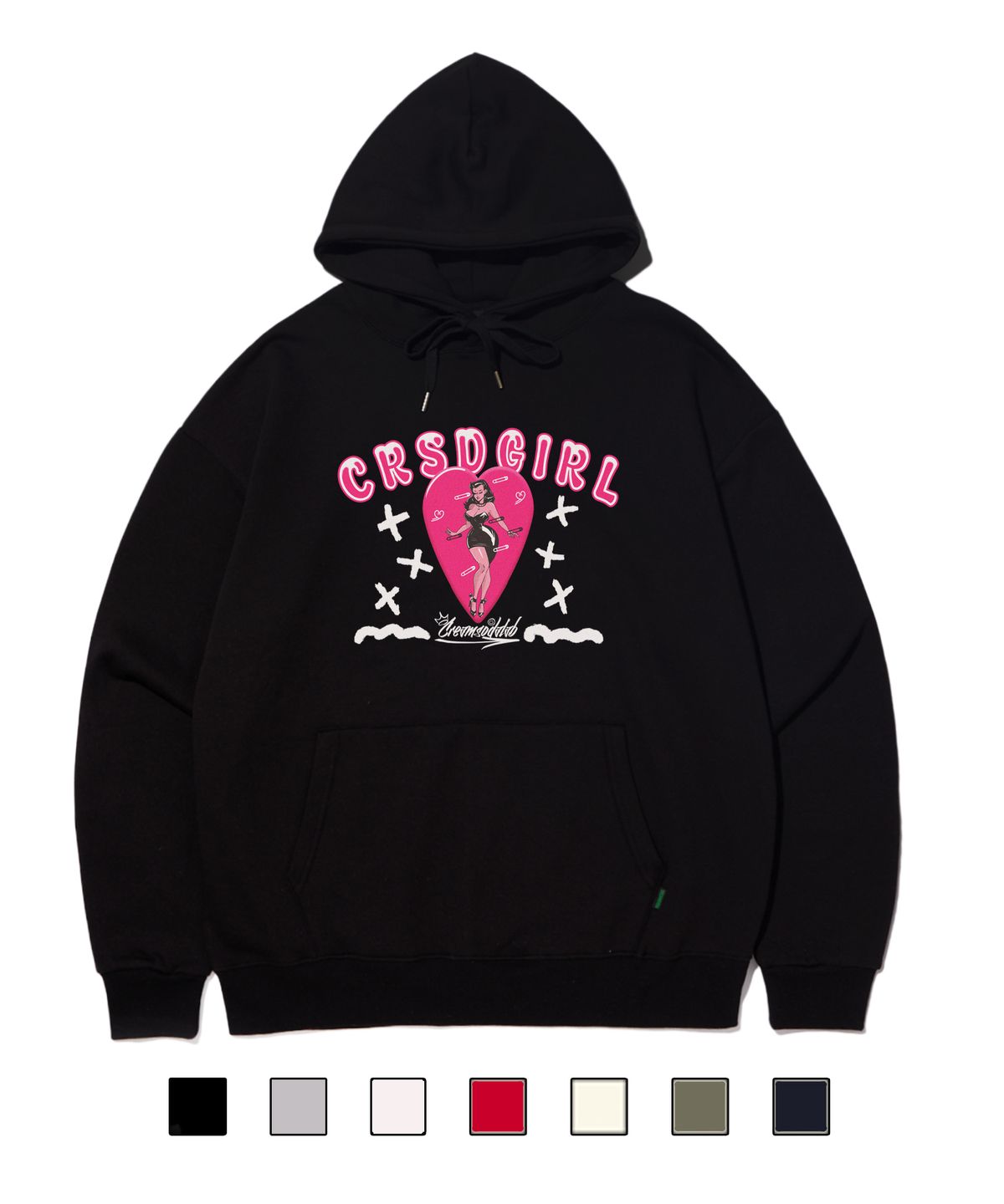 크림소다랩(CREAM SODA LAB) 씨알에스디걸  후드