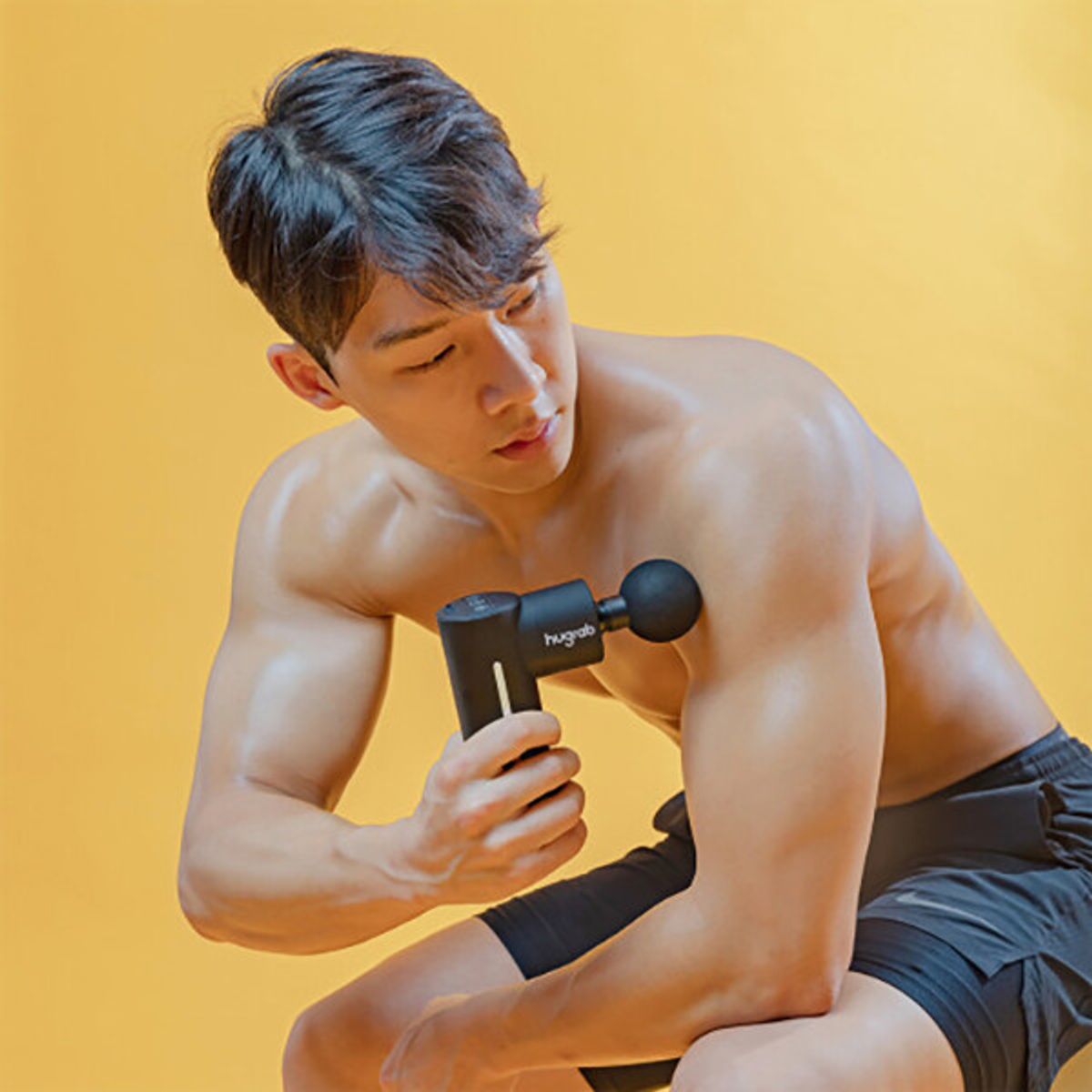 휴그랩(HUGRAB) 휴그랩 냉온열 마사지건 진동 무선 미니 HU04