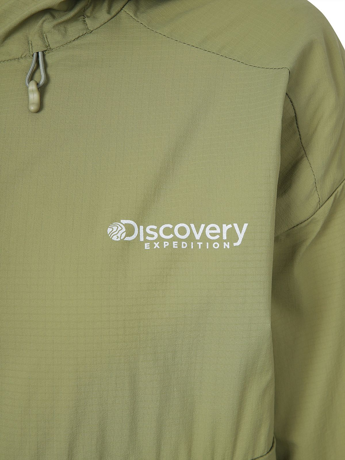 디스커버리 익스페디션(DISCOVERY EXPEDITION) 프레시벤트 여성 아노락 크롭 바람막이 (OLIVE)