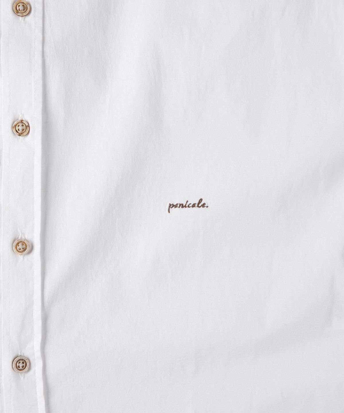빠니깔레(PANICALE) 화이트 슬림핏 스트레치 셔츠